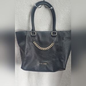 G by Guess Tote Career office Casual Handbag/Purse Black Large size